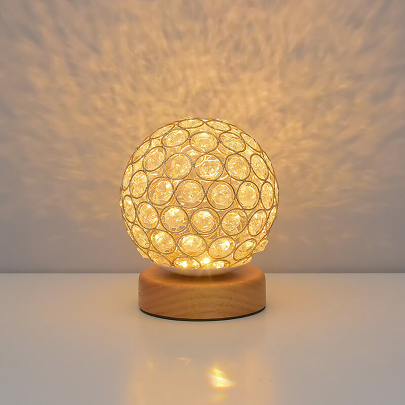 Skanto | Moderne Minimalistisk Rund USB Oppladbar LED Nattlampe Bordlampe