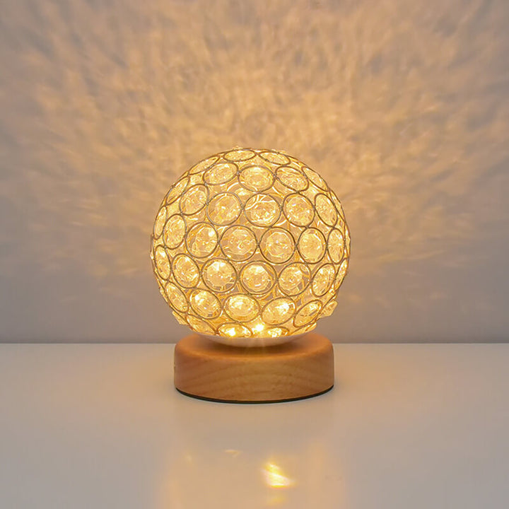 Skanto | Moderne Minimalistisk Rund USB Oppladbar LED Nattlampe Bordlampe