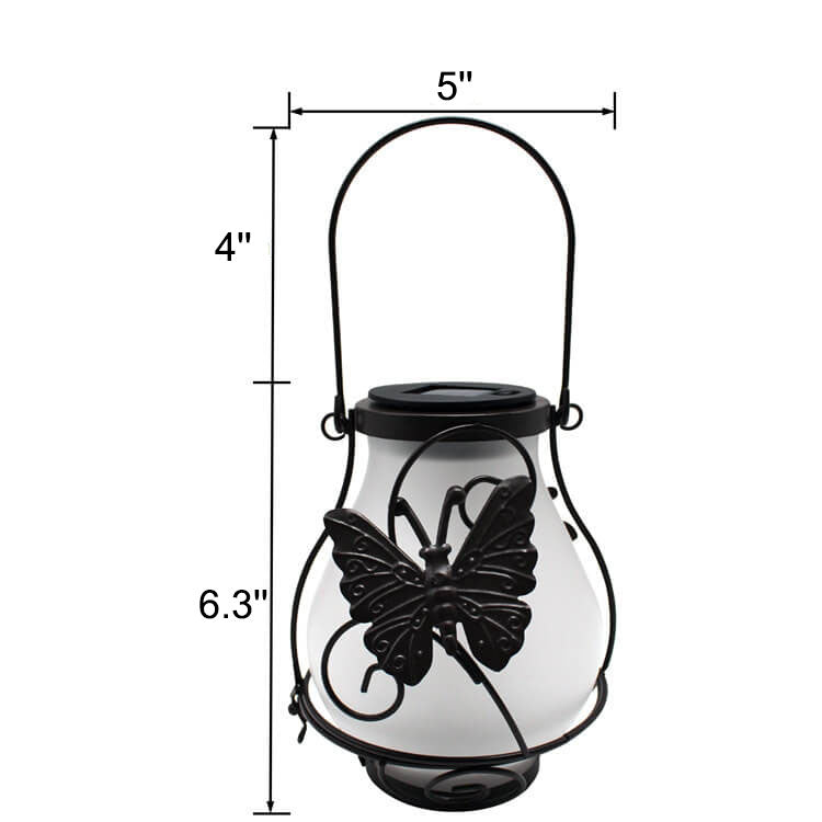 Skanto | Solar Retro Lantern LED Dekorativ Utendørs Vanntett Hage Hengende Lys