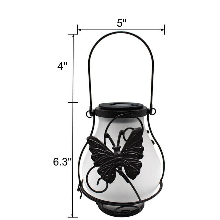 Skanto | Solar Retro Lantern LED Dekorativ Utendørs Vanntett Hage Hengende Lys