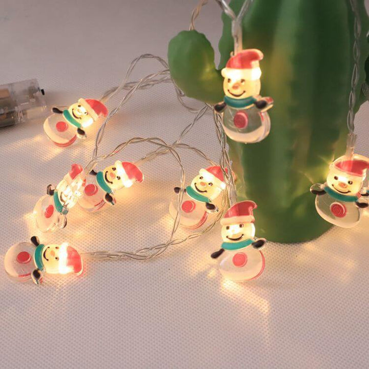 Skanto | Jule Santa Claus Dekorative LED Batteri Lyskjede