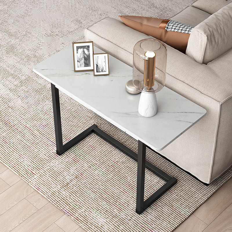 Skanto | ModernoCurve C-Side Table | MDF tabletop | Moderne design | Plassbesparende | Perfekt for stue og soverom