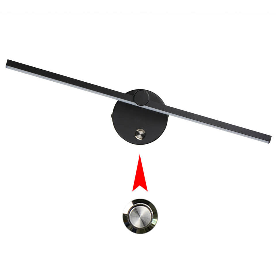 Skanto | Nordisk Minimalist Aluminium Lang Stangbryter LED Speil Vegglampe
