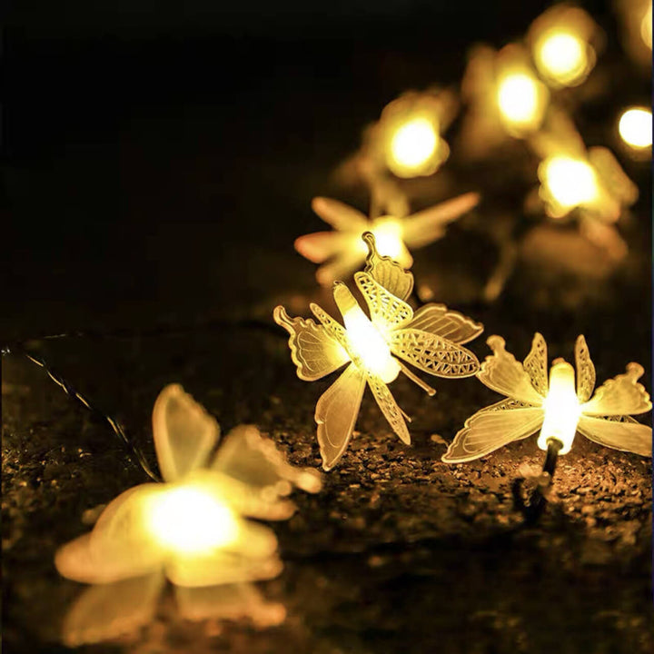 Skanto | Luminelle LED Lyslenker | Sommerfugl Design | For Hage, Balkong & Terrasse | Utendørs Dekor