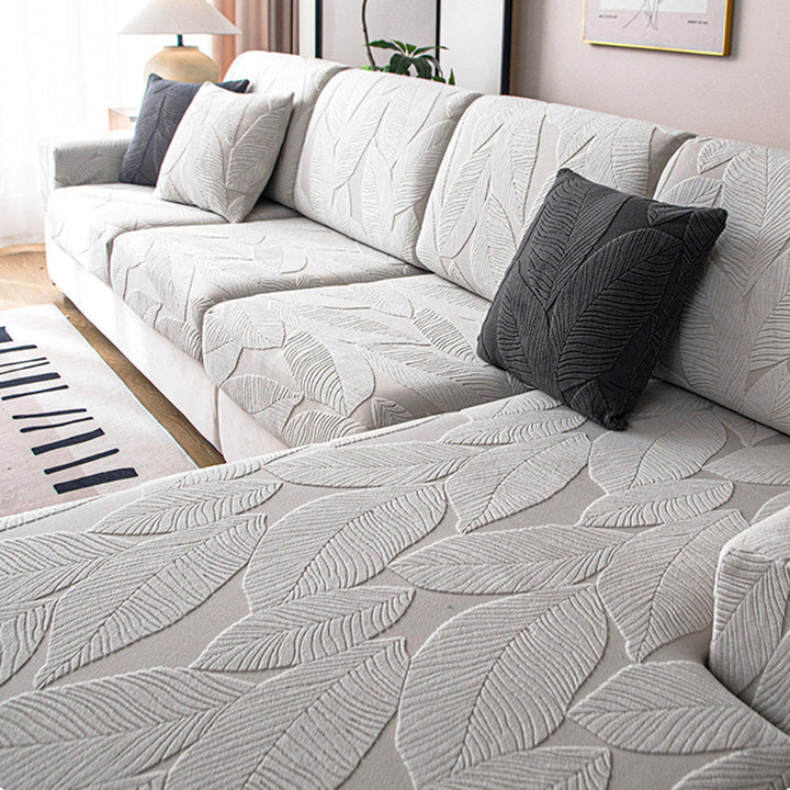 Skanto | Vanntett SofaCover med Tropisk Bladmønster – Elastisk og Ripesikker – Full Beskyttelse for Sofaer