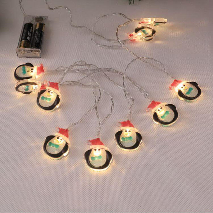 Skanto | Jule Santa Claus Dekorative LED Batteri Lyskjede