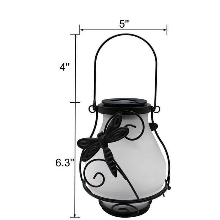 Skanto | Solar Retro Lantern LED Dekorativ Utendørs Vanntett Hage Hengende Lys