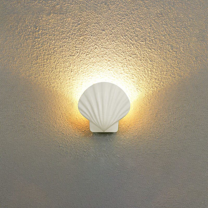 Utendørs Kreativ Skall Design Aluminium LED Vanntett Vegglampe | Skanto