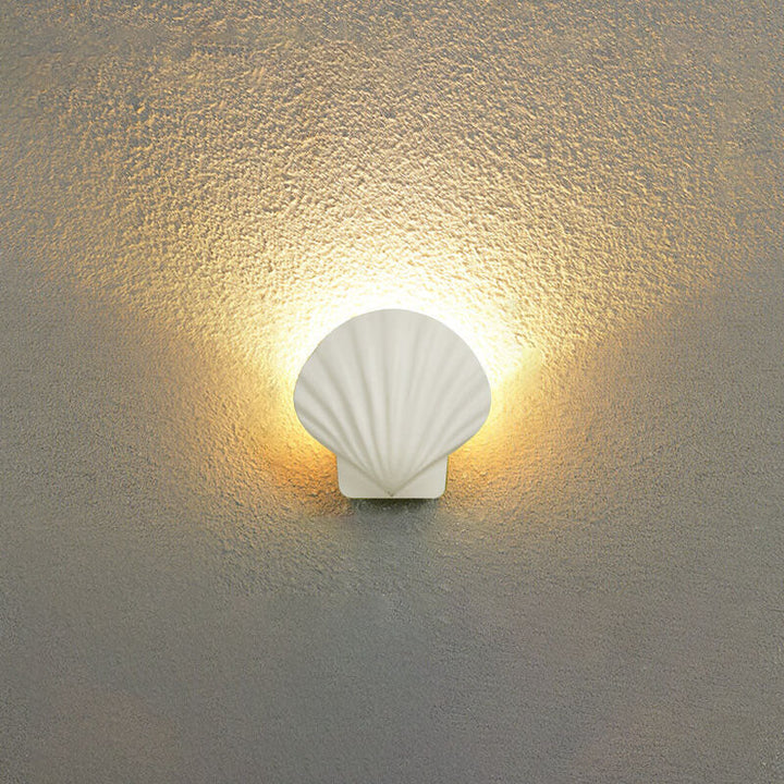 Utendørs Kreativ Skall Design Aluminium LED Vanntett Vegglampe | Skanto