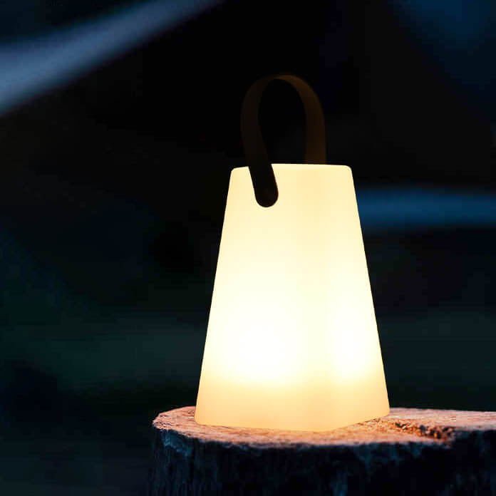 Skanto | Moderne Enkelhet Plast Rund Fyrkantet Hånd LED Bordlampe for Utendørs Patio