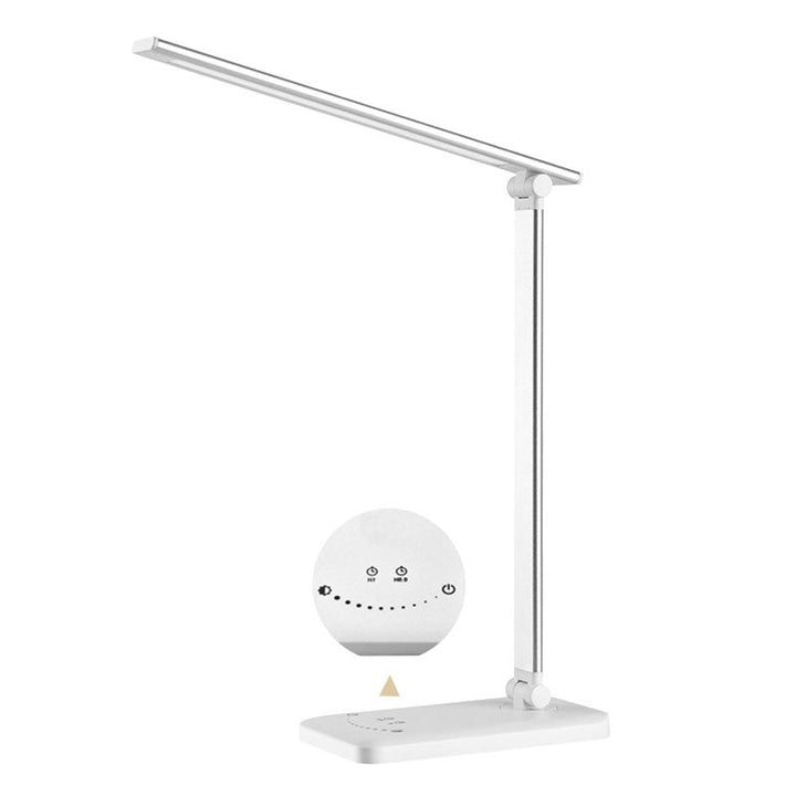 Skanto | Minimalistisk Intelligent Firkanthåndtak Sammenleggbart USB LED Skrivebordslampe