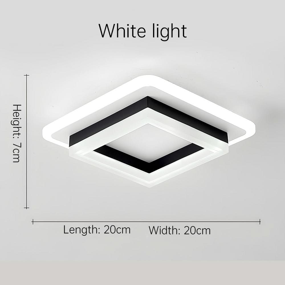 Skanto | Firkantet LED Taklampe for Moderne Interiører