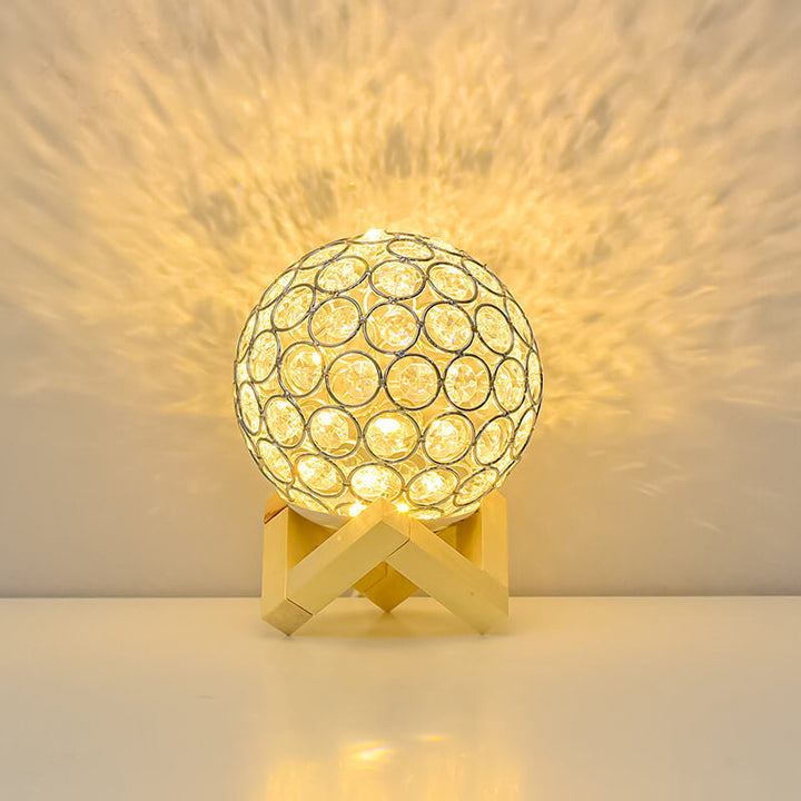 Skanto | LumoAura USB LED Bordlampe | Oppladbar | Varmt Lys | Minimalistisk Design for Hjemmet