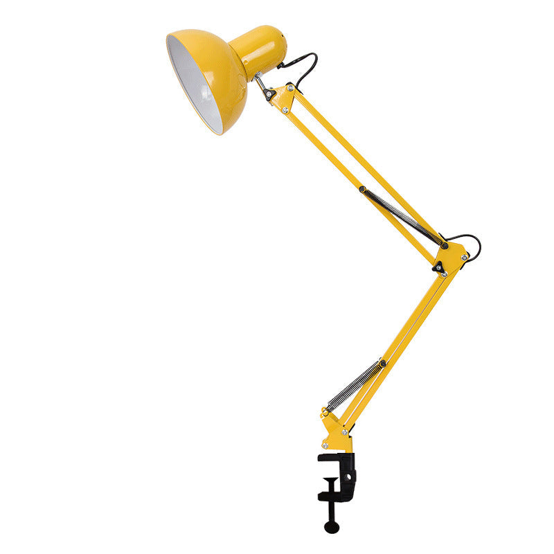 Skanto | Moderne minimalistisk sammenleggbar bordlampe med lang arm og klemme laget av ABS med 1 lys for soverommet