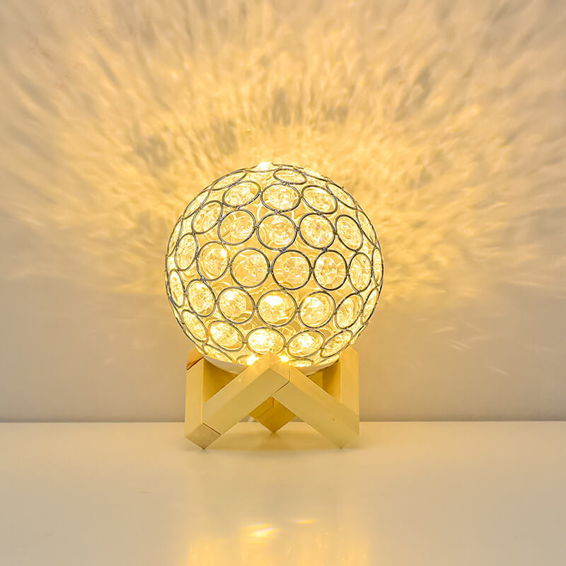 Skanto | Moderne Minimalistisk Rund USB Oppladbar LED Nattlampe Bordlampe