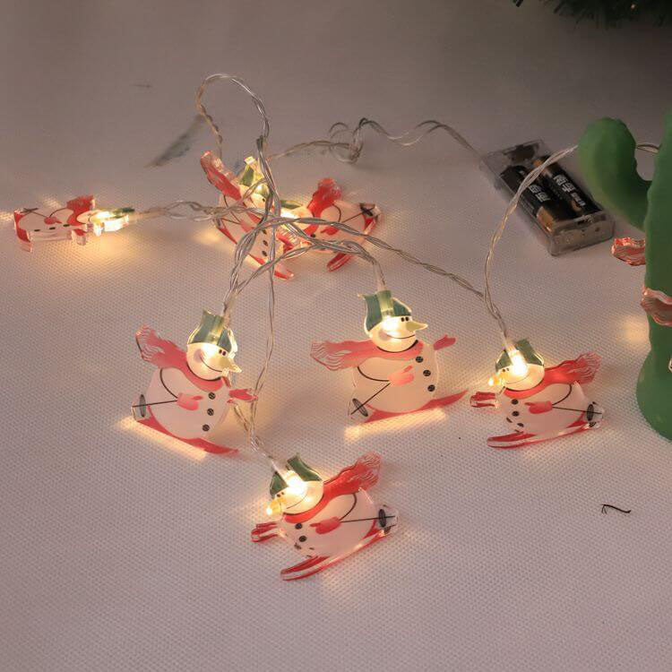 Skanto | Jule Santa Claus Dekorative LED Batteri Lyskjede