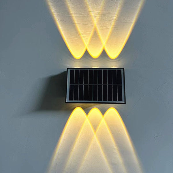 Moderne industriell sol vanntett ABS søyle LED vegglampe for utendørs terrasse | Skanto