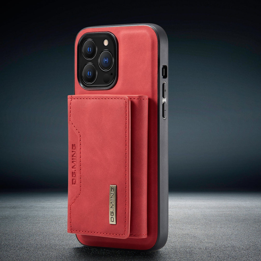 Skanto | 2 i 1 avtakbar skinnlommebokdeksel for iPhone