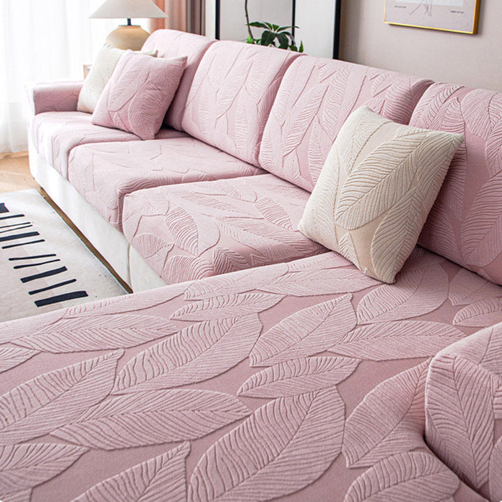 Moderne Leaf Jacquard Vanntett Anti-Ripe Sofa Dekken | Skanto