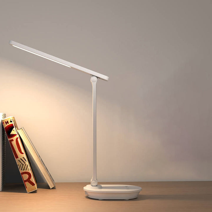 Skanto | Moderne Dobbel Follbar Øyepleie Trådløs Oppladbar LED Skrivebordslampe