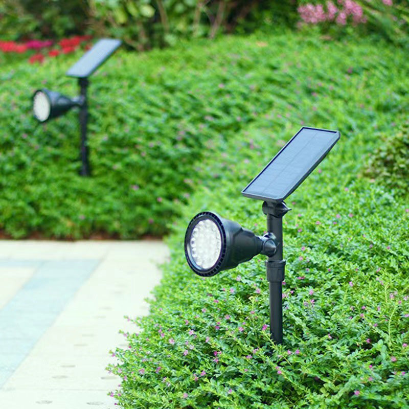 Moderne industriell ABS solvanntett LED spotlight hageinnsettingslys for utendørs patio | Skanto