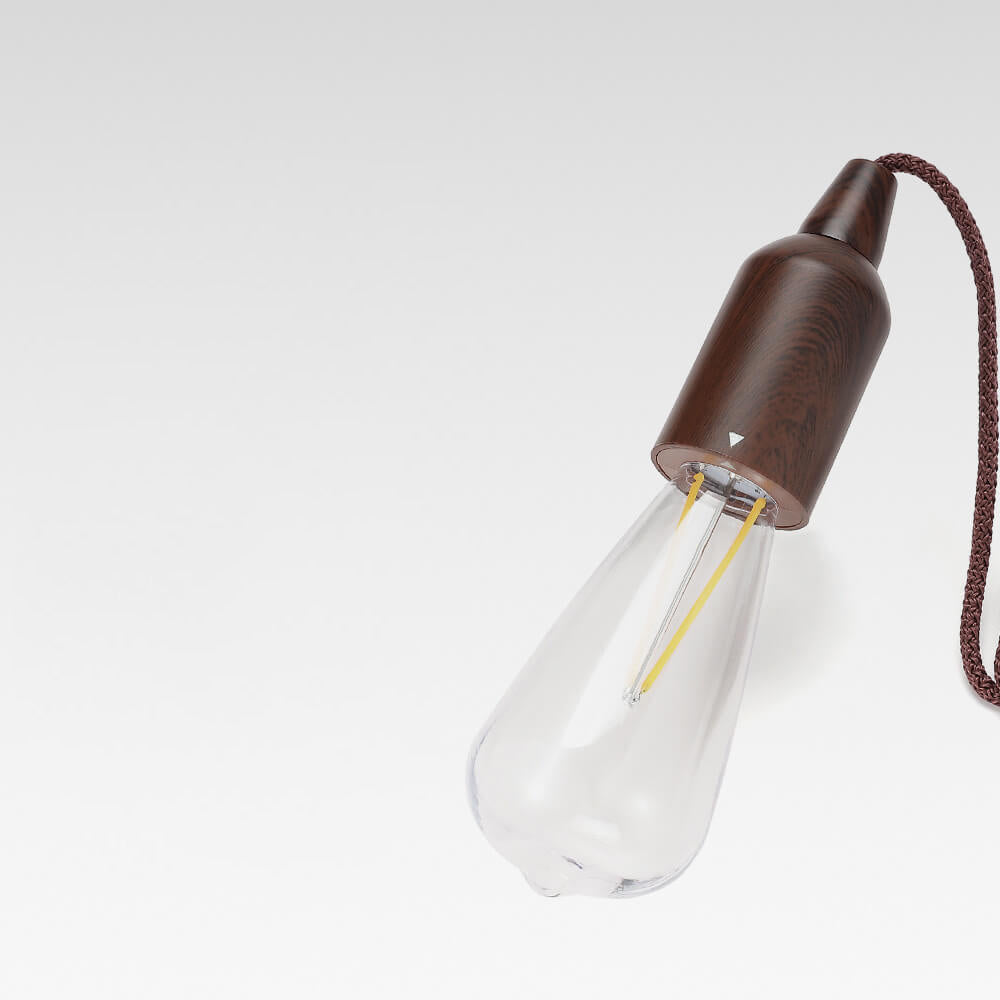 Retro Bærbar Vanntett Tre Rund Kjegle Batteri USB 1-Lys Camping Utendørs Lys | Skanto
