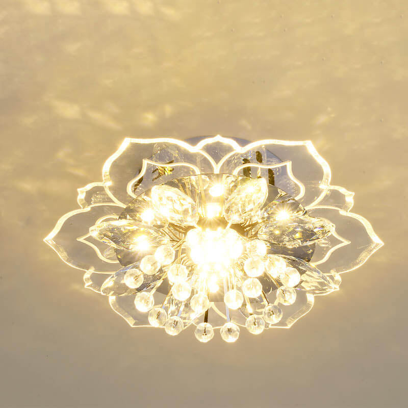 Karnz GlowPetal | LED krystall stift lampe | Blomstform, RGB Fargeveksling & energieffektiv