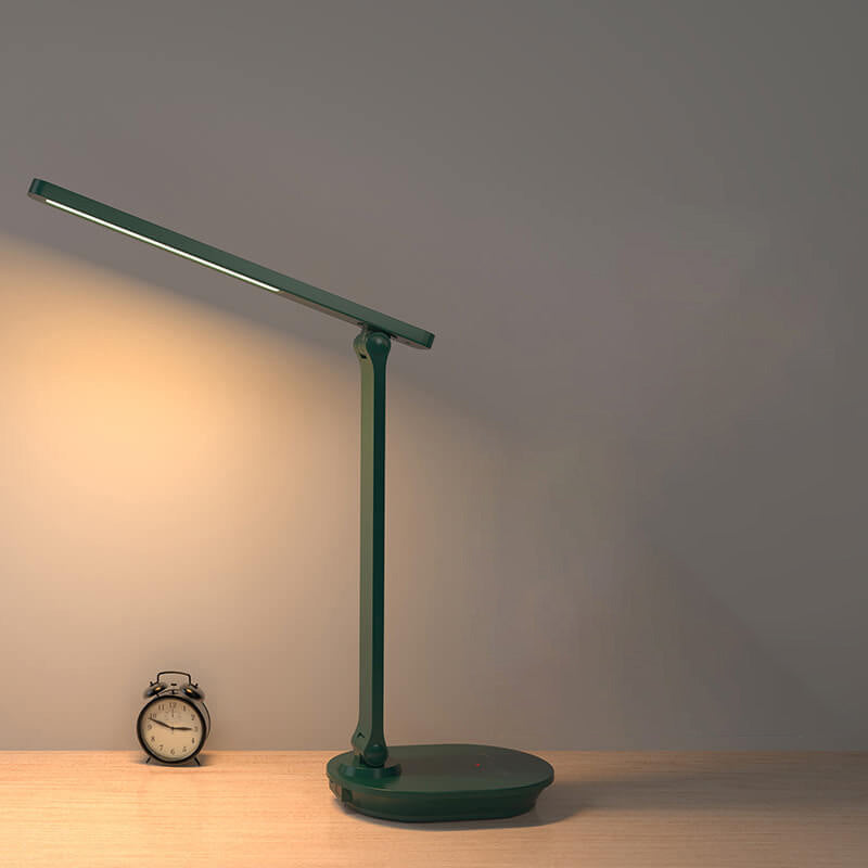 Skanto | Moderne Dobbel Follbar Øyepleie Trådløs Oppladbar LED Skrivebordslampe