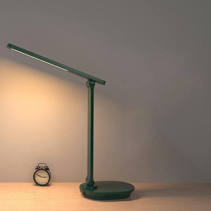 Skanto | Moderne Dobbel Follbar Øyepleie Trådløs Oppladbar LED Skrivebordslampe