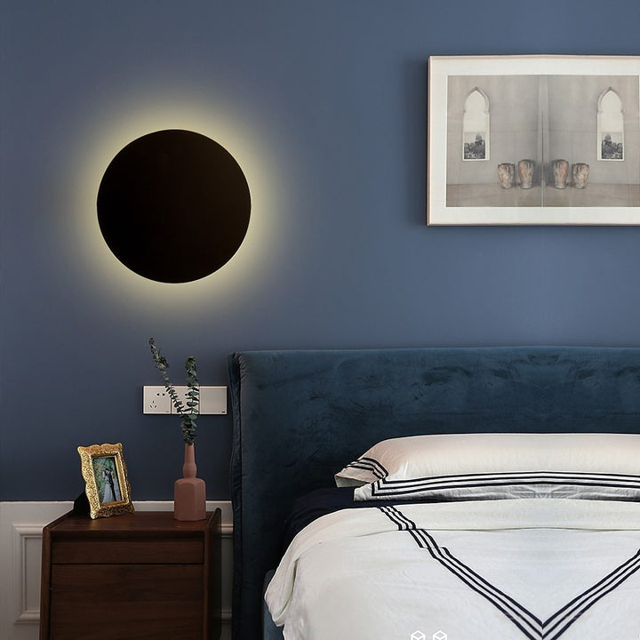 Skanto | GlowOrb Minimalistisk Rund LED Vegglampe | Fargevariasjon | Dimmbar Lys
