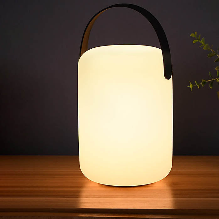 Skanto | Moderne Enkelhet Plast Rund Fyrkantet Hånd LED Bordlampe for Utendørs Patio