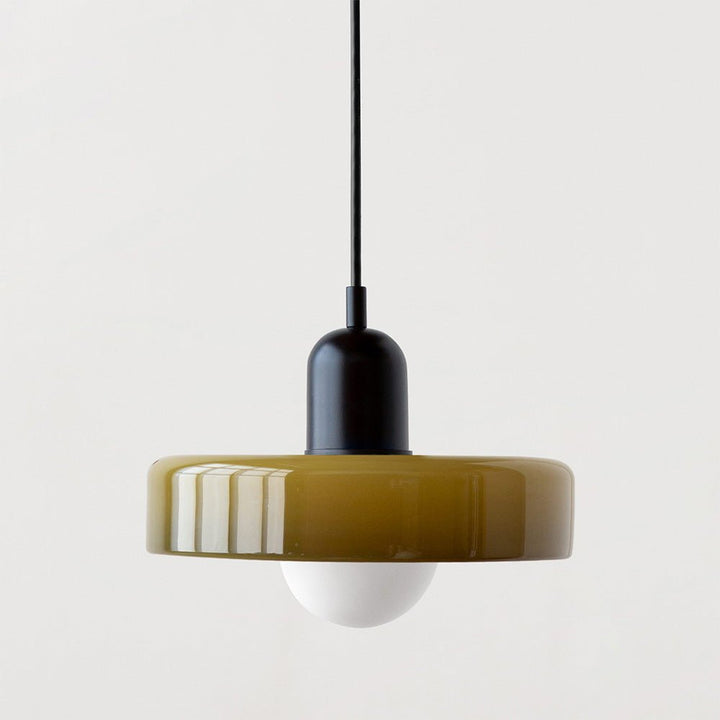 Skanto | Bauhaus Farget Glasspendellampe for Moderne Interiører