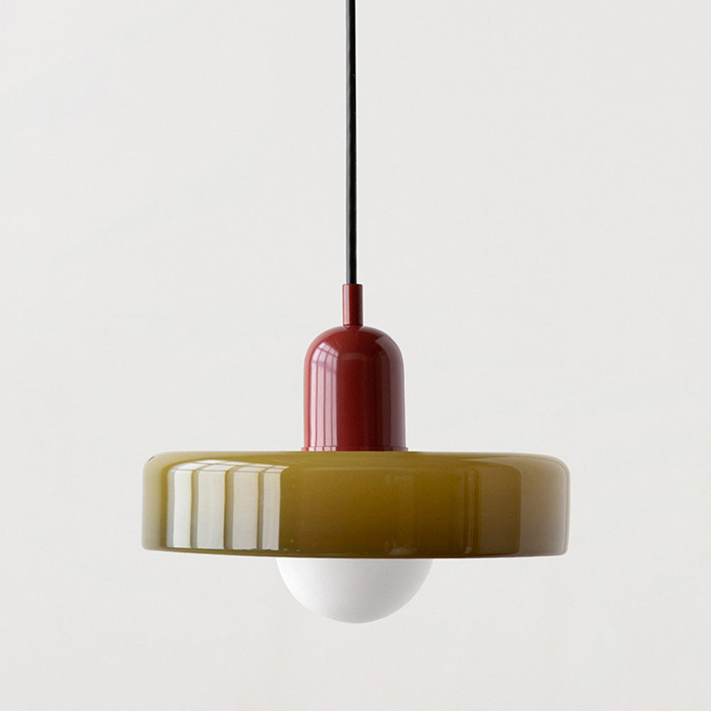 Fargerik Bauhaus-Stil Pendellampe - StiloGlas | Skanto