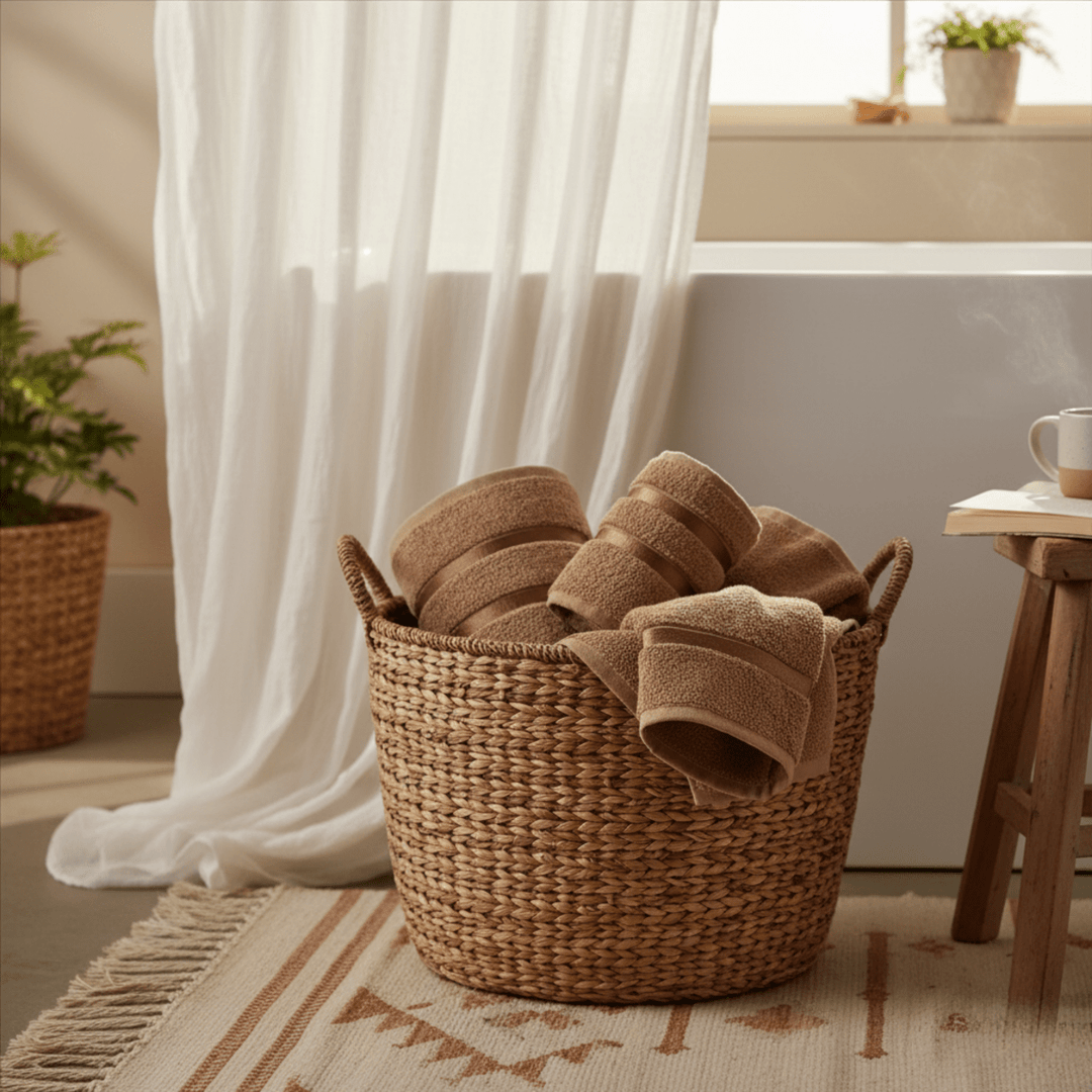 Elenora Casa Handtücher | Weich, leicht & hoch saugfähig | Premium-Baumwolle |