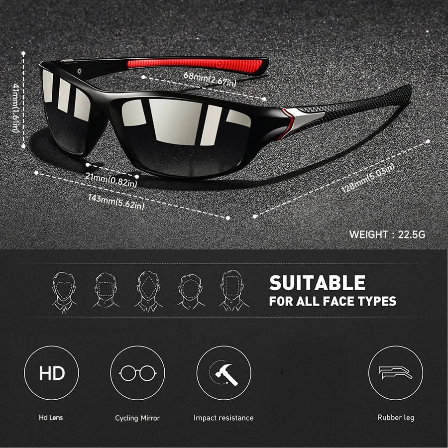 Skanto | Polaroid Sport Sunglasses med UV400 Beskyttelse