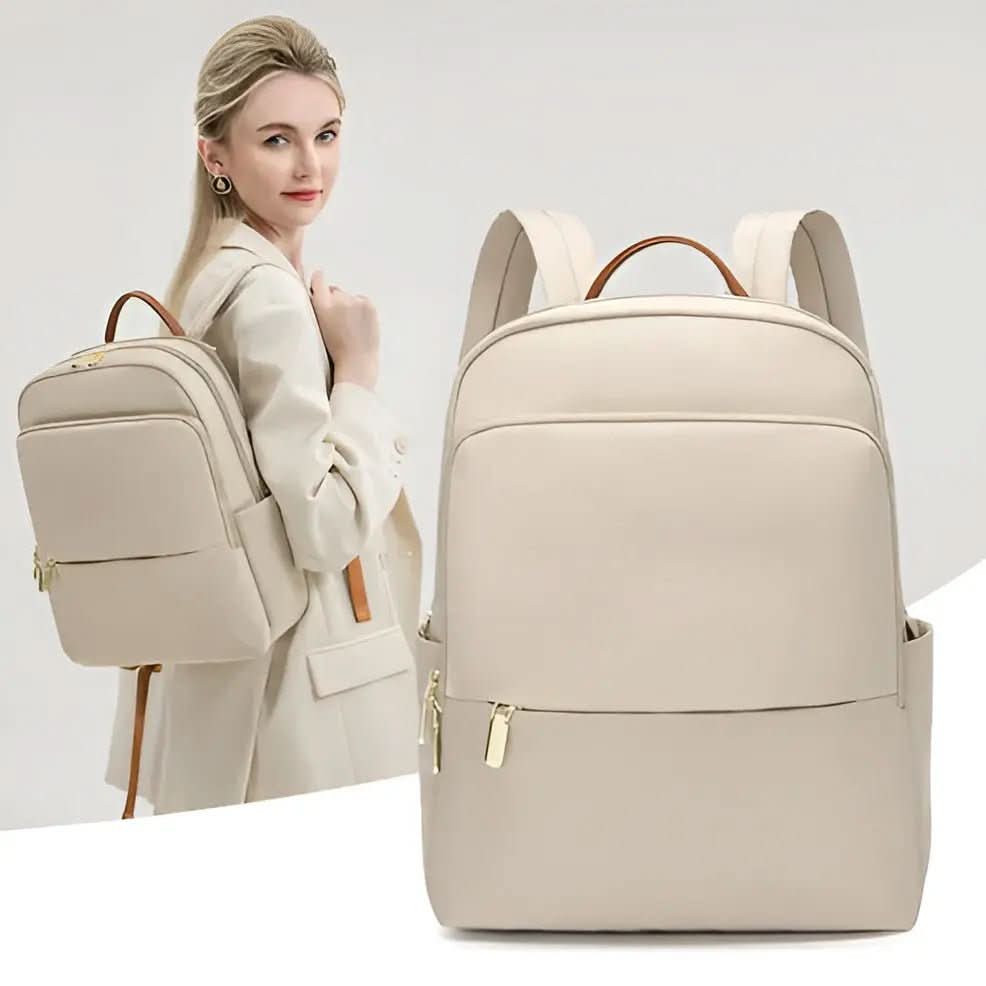 Skanto | Stilig kvinne rucksack med laptop rom & vanntett design