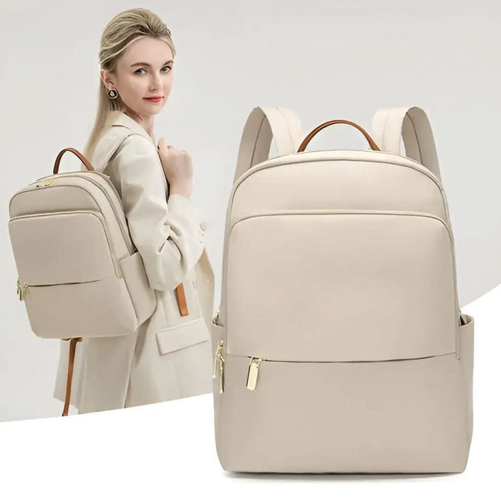 Skanto | Stilig kvinne rucksack med laptop rom & vanntett design