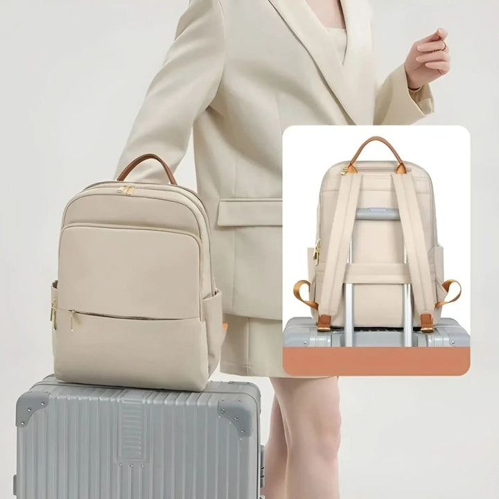 Skanto | Stilig kvinne rucksack med laptop rom & vanntett design