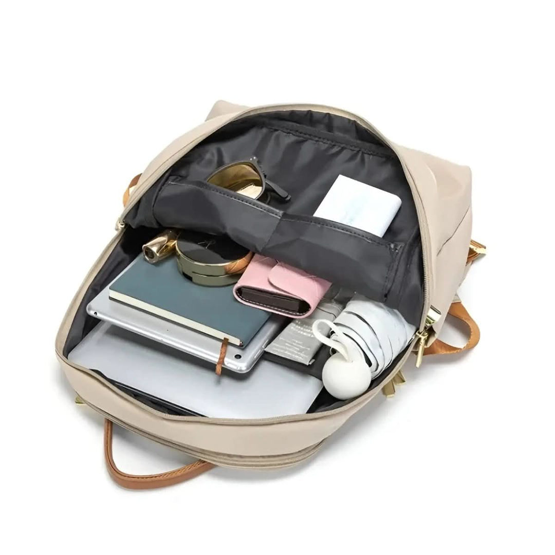 Skanto | Stilig kvinne rucksack med laptop rom & vanntett design