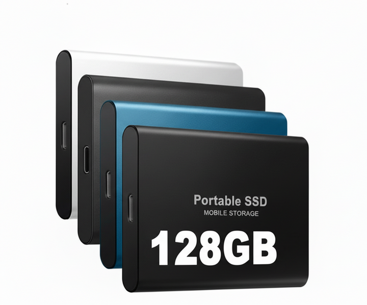 SpeedPro SSD 128 GB Hochgeschwindigkeitsspeicher med USB-C 3.1