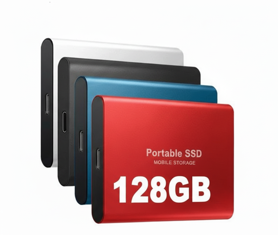 SpeedPro SSD 128 GB Hochgeschwindigkeitsspeicher med USB-C 3.1