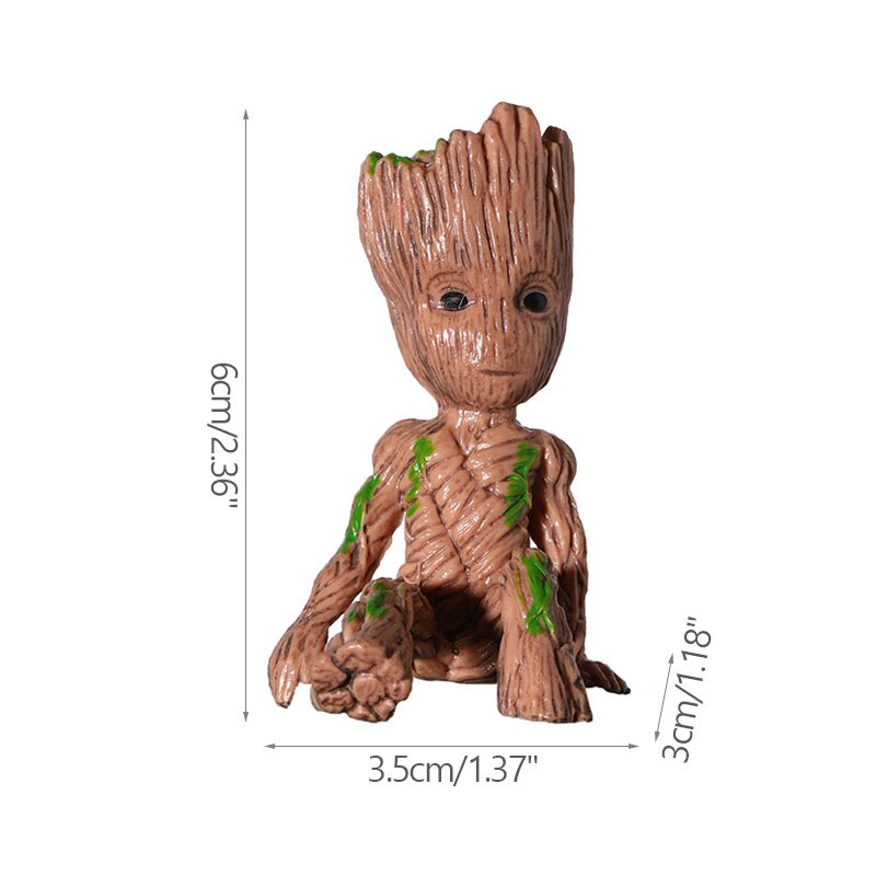 Skanto | Cartoon Stor Miniature Figur: Lekfull Kontor Dekorasjon