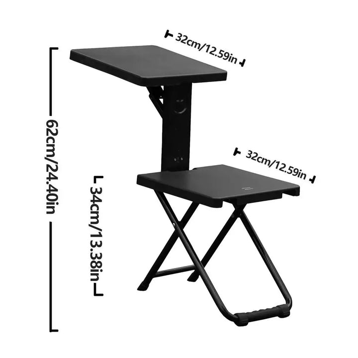 Foldbar Camping Bærbar Stol Bord | Skanto
