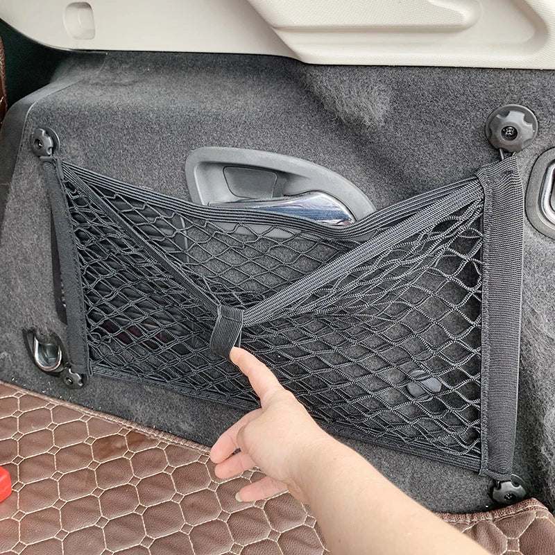 Skanto | Elastisk Mesh-Cargo-Nett-Biloppbevaringsorganisatorveske