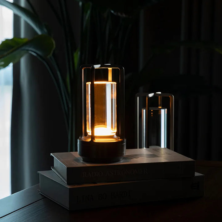 Trådlampet rechargable bordlampe laget av krystall, bærbar LED-lampe for stue og balkong | Skanto