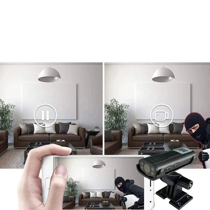 WiFi Mini Smart Sikkerhetskamera med Bevegelsesdeteksjon Skanto