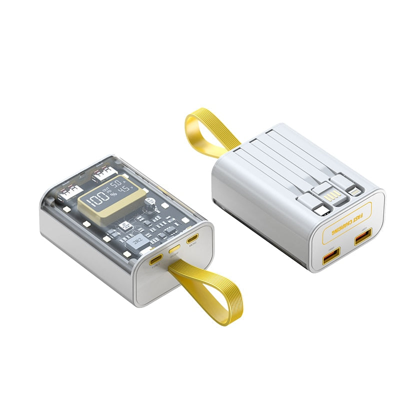 Skanto | Transparent Insight Hurtigladning Powerbank