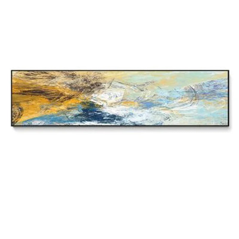 Moderne abstrakt bredformat veggkunst fine art lerret trykk bilder for stue over sofa kunst for soverom over seng | Skanto