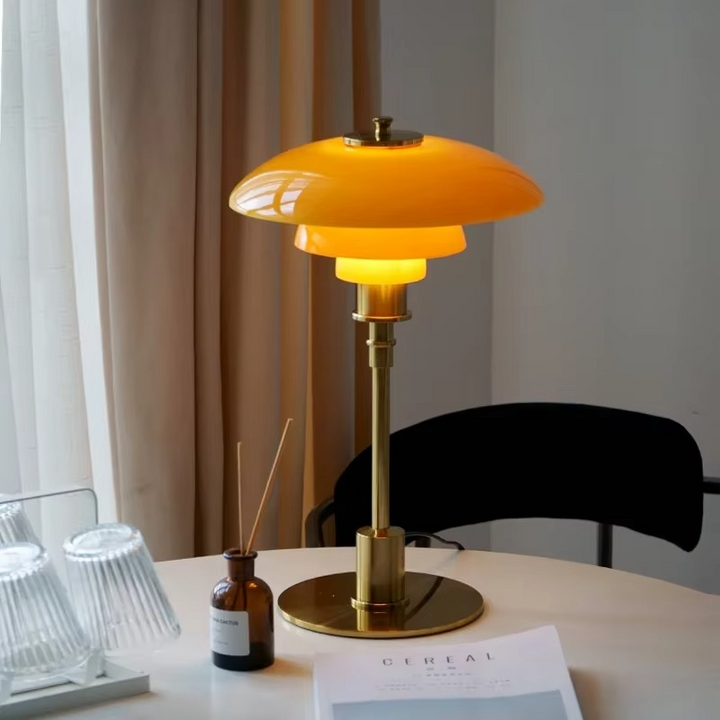 Skanto | Retro Design Glass Bordlampe