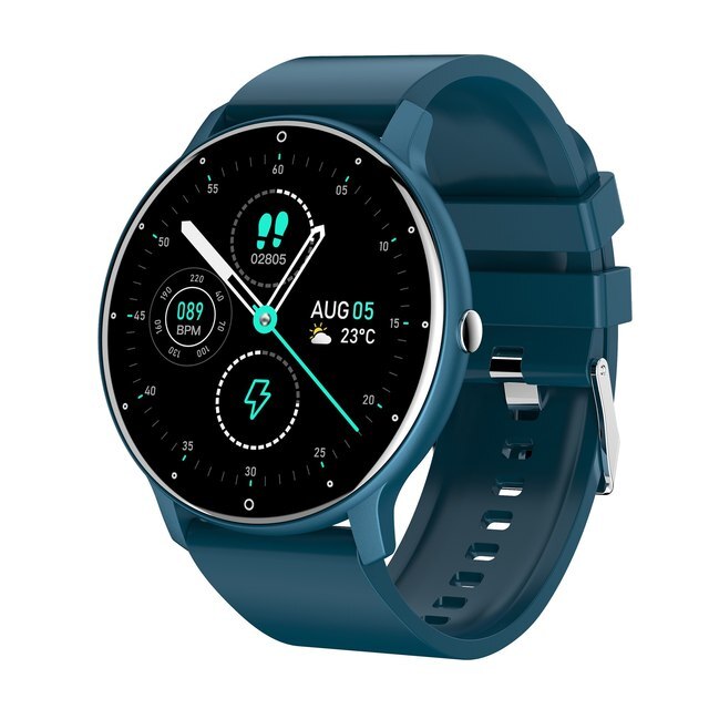 Skanto | PulseTrack Slim Smartwatch – Vanntett, Helseovervåking & Full-Touchscreen